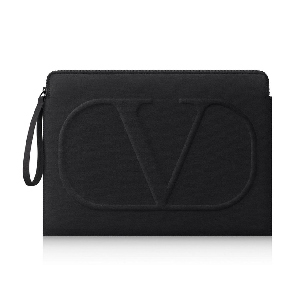 VALENTINO BLACK LAPTOP CASE-NEW